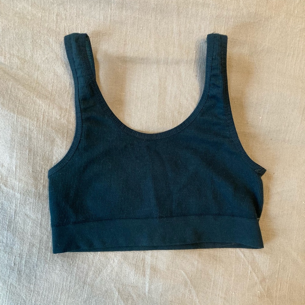 Urban outfitters forest green bralette
